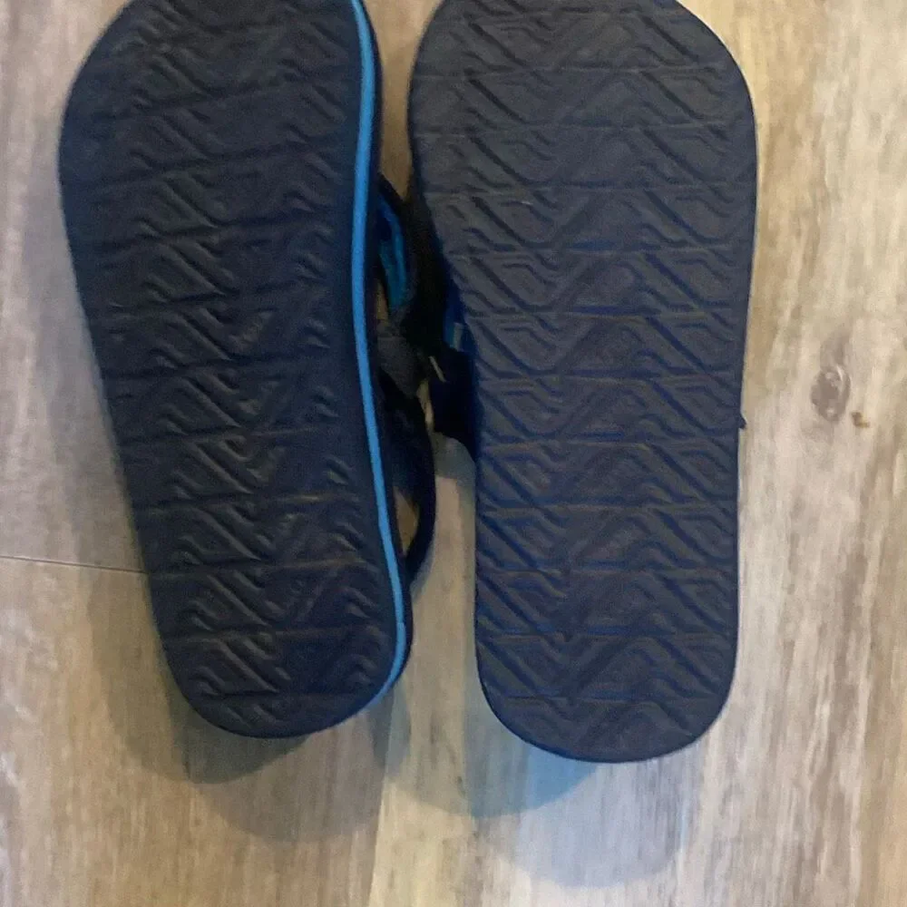 Reef Ahi Kids Sandals | Deep Sea Stripes |  Size 11/12